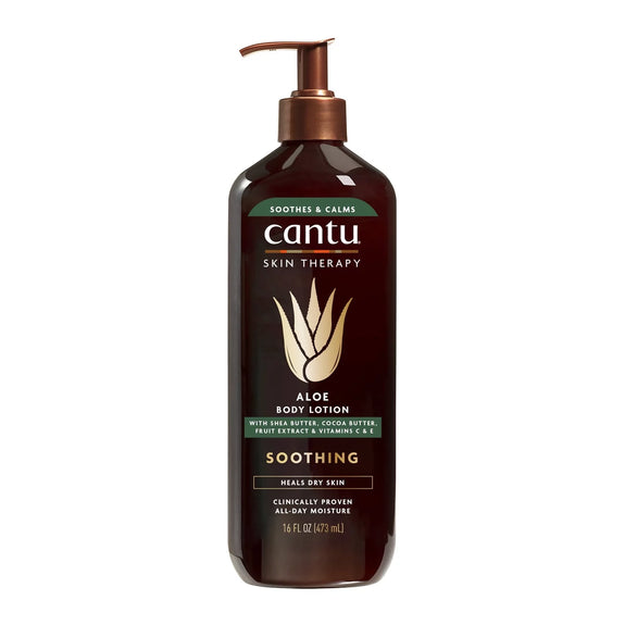 CANTU Skin Therapy Body Lotion, Aloe Vera, 16 OZ