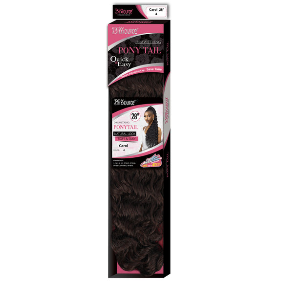 Blissource Drawstring Ponytail Carol