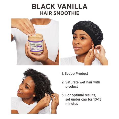 CAROL'S DAUGHTER BLACK VANILLA MOISTURE & SHINE HAIR SMOOTHIE-8 OZ