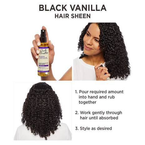 CAROL'S DAUGHTER BLACK VANILLA MOISTURE & SHINE HAIR SHEEN 4.3 OZ