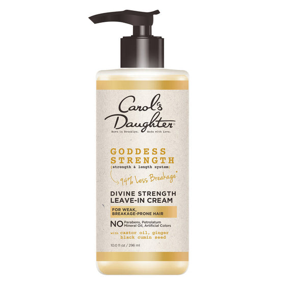 CAROL'S DAUGHTER  GODDESS STRENGTH DIVINE STRENGTH LEAVE IN CREAM WITH CASTOR OIL 295ML