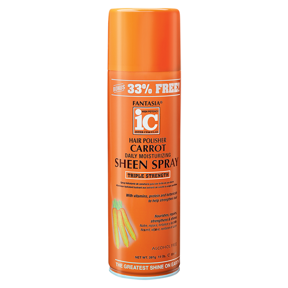 IC FANTASIA  CARROT  SHEEN SPRAY 14 OZ.