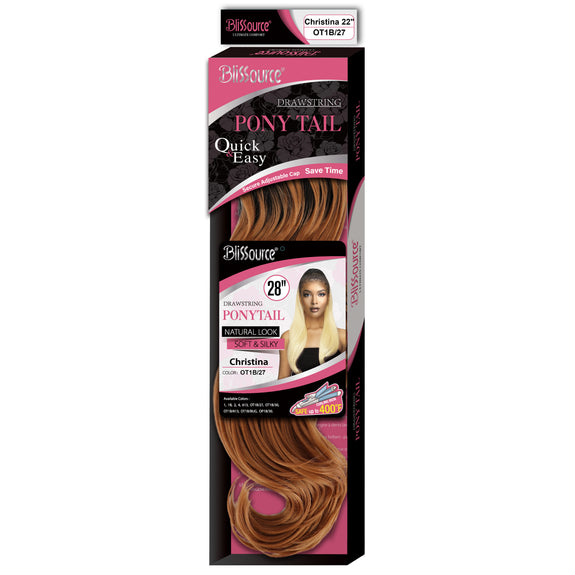 Blissource Drawstring Ponytail Christina