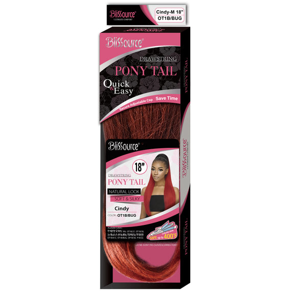 Blissource Drawstring Ponytail Cindy-M