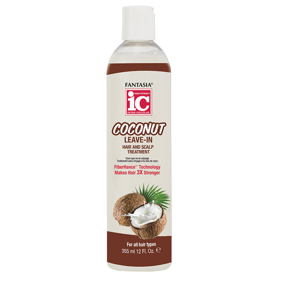 IC FANTASIA COCONUT LEAVE-IN SCALP TREATMENT 12 OZ.