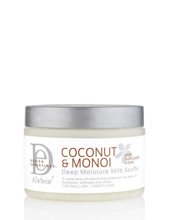 DESIGN ESSENTIALS COCONUT & MONOI Deep Moisture Milk Soufflé  12OZ