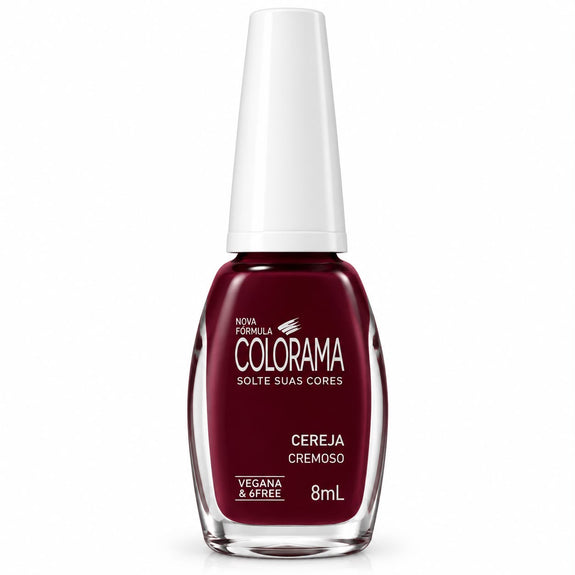 Colorama Cereja Creamy Nail Polish 8ml