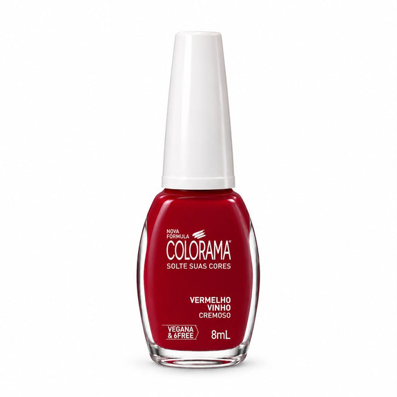 Colorama Vermelho Ivete Creamy Nail Polish 8ml