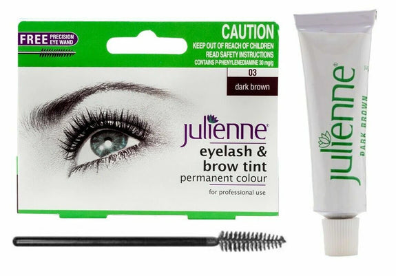 Julienne Professional Tinting Eyelash & Eyebrow Dye Tint