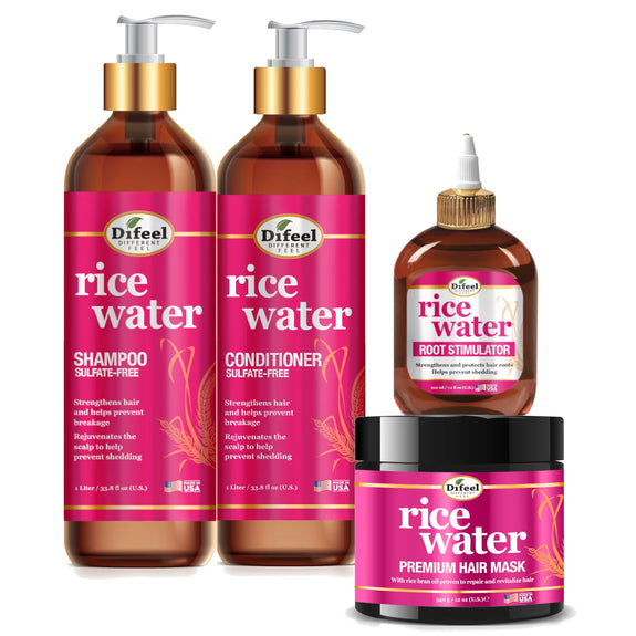 DIFEEL RICE WATER HAIR CARE  SILK & STRENGTH KIT