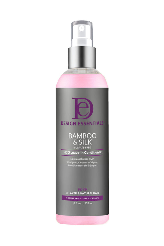 DESIGN ESSENTIALS Bamboo & Silk HCO Leave-In Conditioner-8 OZ