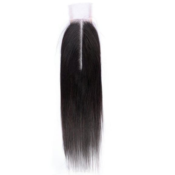 Dressmaker 100% Virgin Vietnamese Double Drawn Lace Closure 2x6 Straight