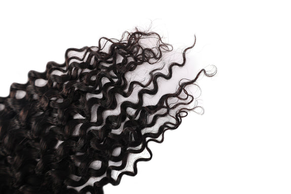 Dressmaker 100% Unprocessed Virgin Brazilian Boho Braids Water Wave Bulk 18" Natural Color