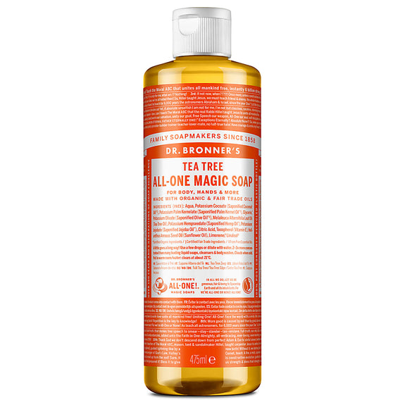 DR.BRONNER'S PURE CASTILE LIQUID SOAP TEA TREE ALL-ONE MAGIC SOAP