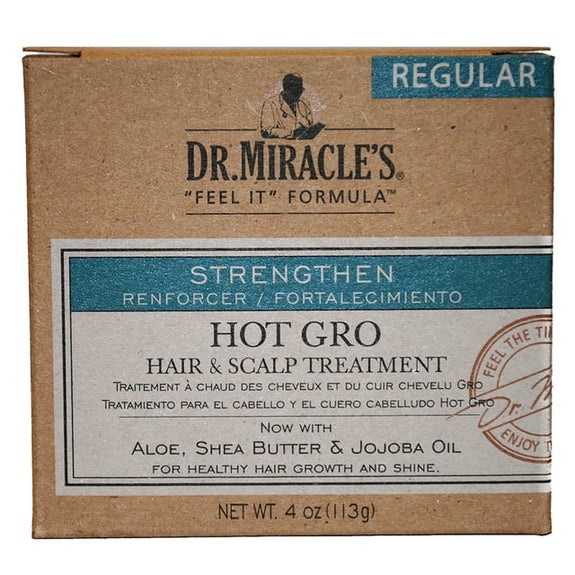 Dr. Miracles "Feel It" Formula, Moisturizing nourishing Hair and Scalp Growth Treatment,  REGULAR 4 oz