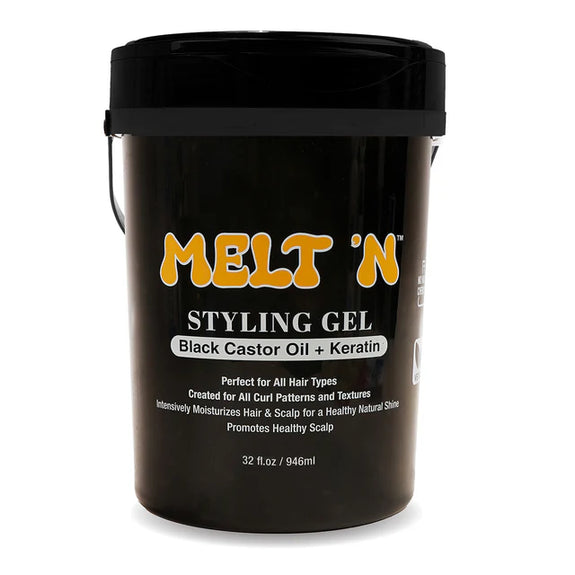 EBIN MELT'N Styling Gel - Black Castor Oil + Keratin