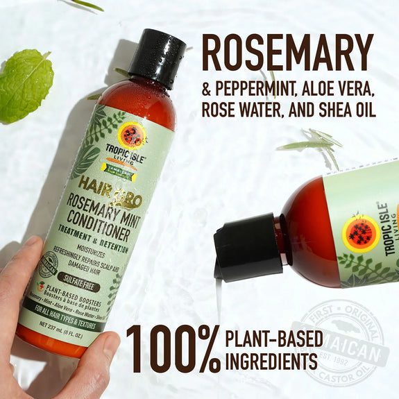 TROPIC ISLE LIVING HAIR GRO ROSEMARY MINT CONDITIONER