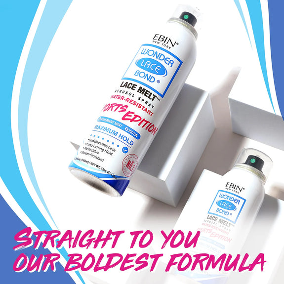 Ebin Wonder Lace Bond Lace Melt Aerosol Spray Sports Edition 80ml