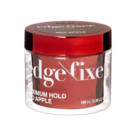 Red By Kiss Edge Fixer 24 Hour Edge Control Max Hold Non-Flaxing Wax Red Apple 100ML