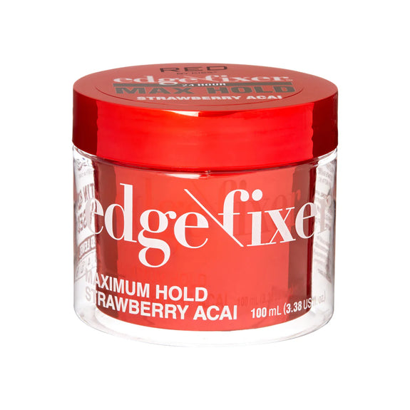 Red By Kiss Edge Fixer 24 Hour Edge Control Max Hold Non-Flaxing Wax Strawberry Acai 100ml