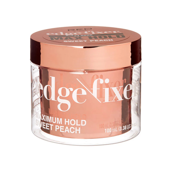 Red By Kiss Edge Fixer 24 Hour Edge Control Max Hold Non-Flaxing Wax Sweet Peach 100ml