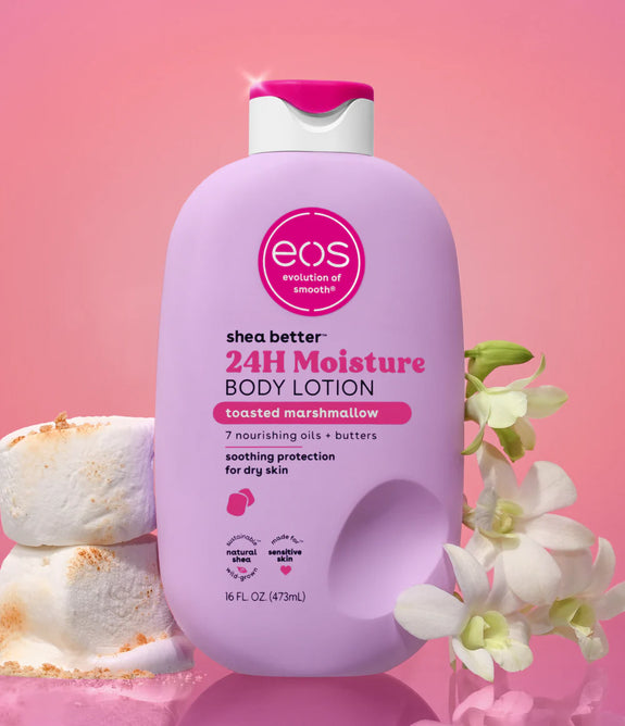 Eos 24H Moisture Toasted Marshmallow body lotion 473ml/16oz