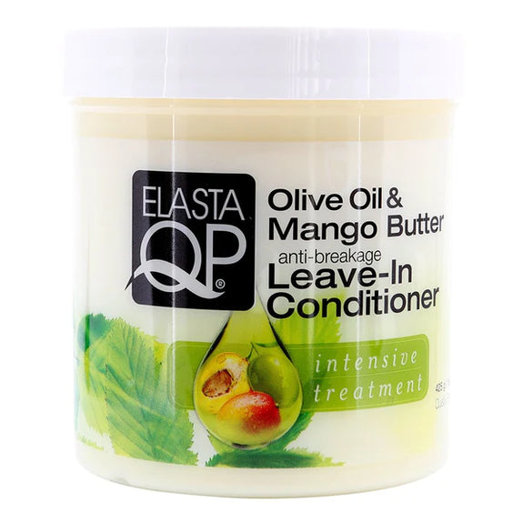 ELASTA QP Olive Oil & Mango Butter Leave In Conditioner (15oz)