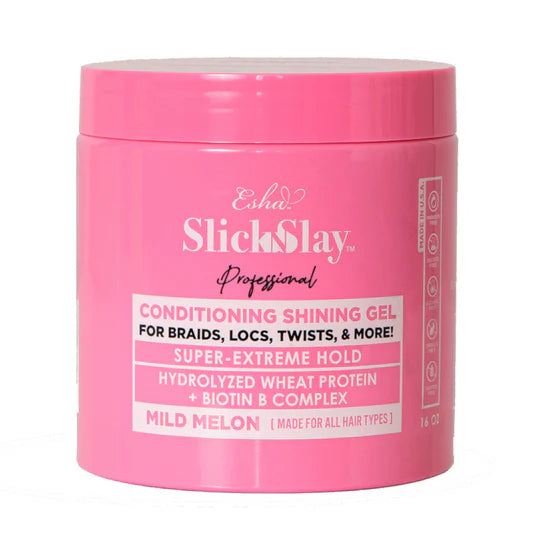 ESHA Slick N Slay Professional Conditioning Shining Gel (Mild Melon Scent)  -16 OZ