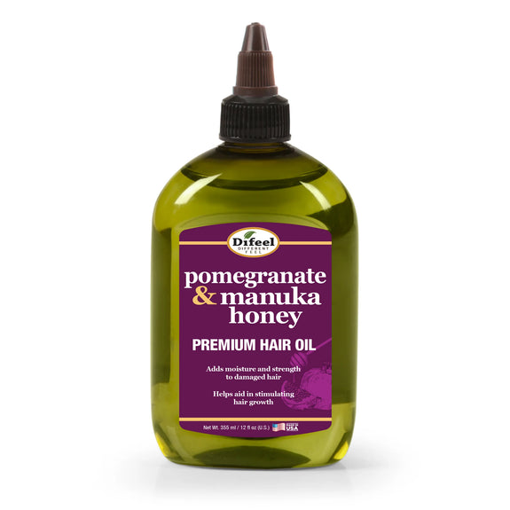 DIFEEL ELEVATED POMEGRANATE & MANUKA HONEY PREMIUM HAIR OIL 12 OZ.