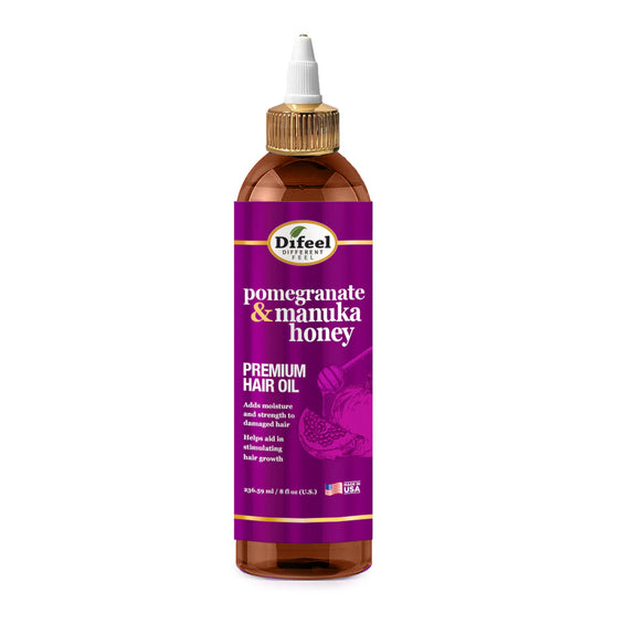 DIFEEL POMEGRANATE & MANUKA HONEY PREMIUM HAIR OIL 8 OZ.