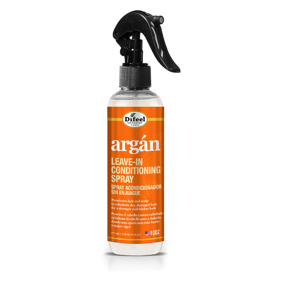 DIFEEL ARGAN HYDRATING LEAVE IN CONDITIONING SPRAY 6 OZ.