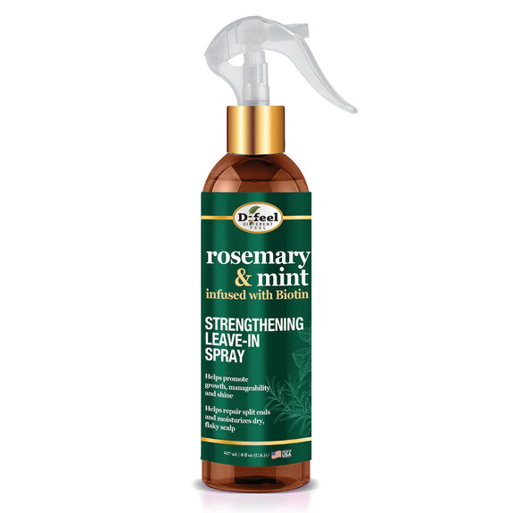 DIFEEL ELEVATED ROSEMARY AND MINT STRENGTHENING LEAVE-IN CONDITIONING SPRAY 8 OZ.