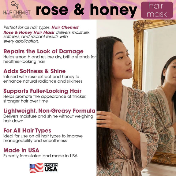 Hair Chemist Rose & Honey Leave in Spray 240ml/8oz