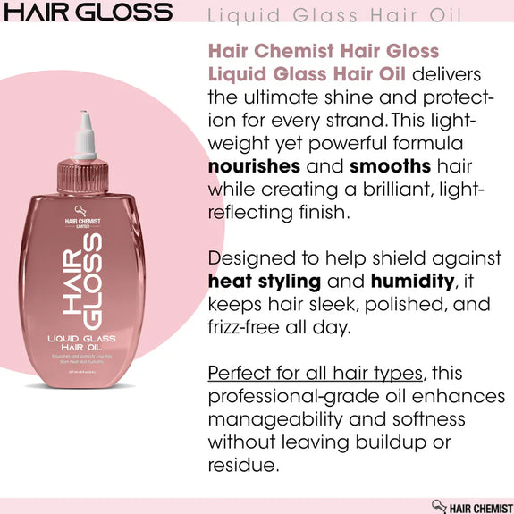 Hair Chemist Hair Gloss Liquid Glass Hair Oil 237ml/8oz