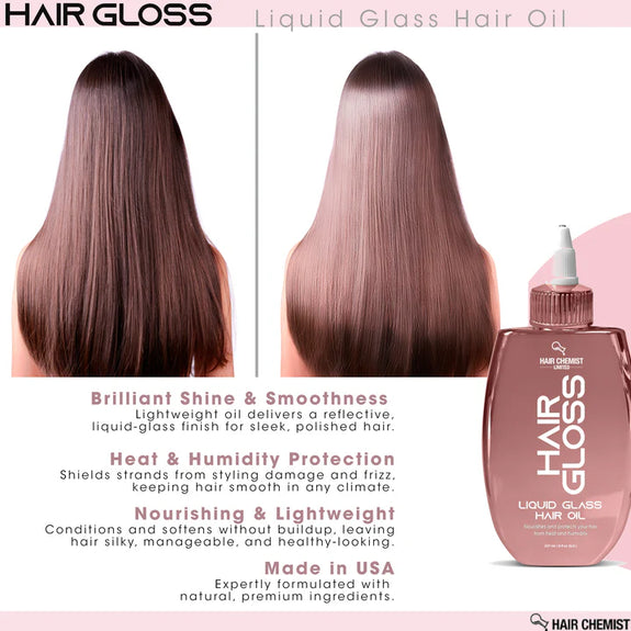 Hair Chemist Hair Gloss Liquid Glass Hair Oil 237ml/8oz