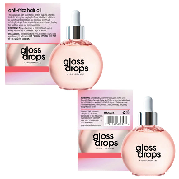 Hair Chemist Gloss Drops Anti-Frizz Hair Oil 100ml/3.38oz