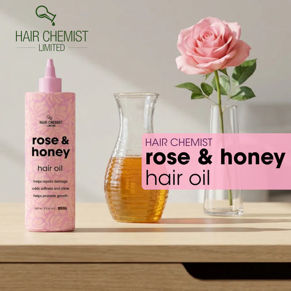 Hair Chemist Rose & Honey Hair Oil  240ml/8oz