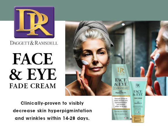 DAGGETT & RAMSDELL FACE AND EYE FADE CREAM WITH OLIGOPEPTIDE 2% 4 OZ.