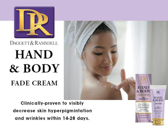 DAGGETT & RAMSDELL HAND AND BODY FADE CREAM WITH OLIGOPEPTIDE 2% 4 OZ.