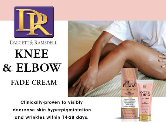 DAGGETT & RAMSDELL KNEE AND ELBOW FADE CREAM WITH OLIGOPEPTIDE 2% 4 OZ.