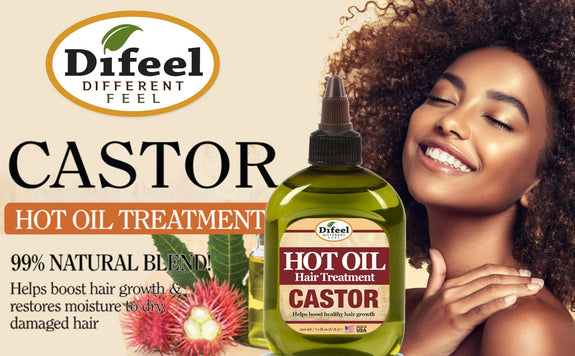 DIFEEL CASTOR HOT OIL TREATMENT 7.1 OZ.