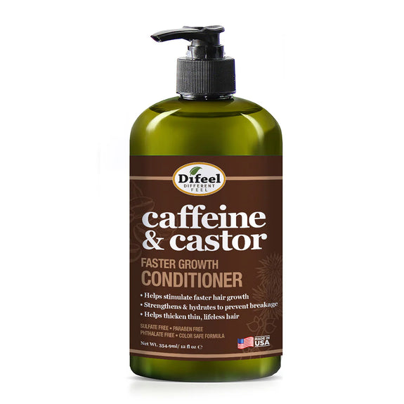 DIFEEL CAFFEINE & CASTOR CONDITIONER FOR FASTER HAIR GROWTH