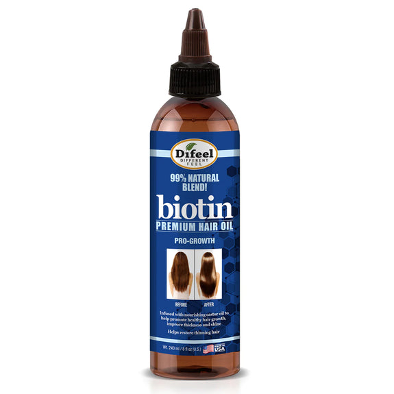 DIFEEL BIOTIN PRO GROWTH PREMIUM HAIR OIL 8 OZ.