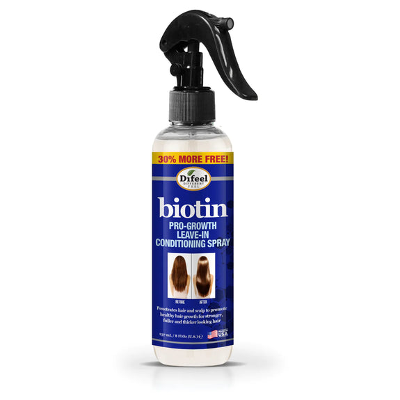 DIFEEL BIOTIN PRO-GROWTH LEAVE IN CONDITIONING SPRAY 8 OZ.