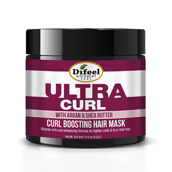 DIFEEL ULTRA CURL WITH ARGAN & SHEA BUTTER - CURL BOOSTING HAIR MASK 12 OZ.