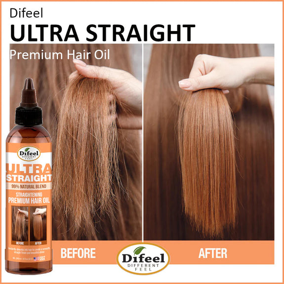DIFEEL 99% NATURAL PREMIUM ULTRA STRAIGHT HAIR OIL 8 OZ