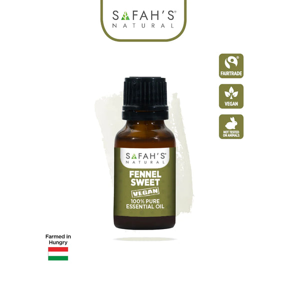 SAFAH'S' FENNEL SWEET ESSENTIAL OIL (100% PURE) - 15ML