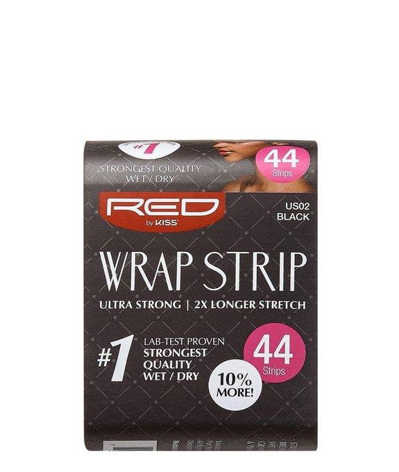 RED BY KISS WRAP STRIP ULTRA STRONG 2X LONGER STRETCH BLACK