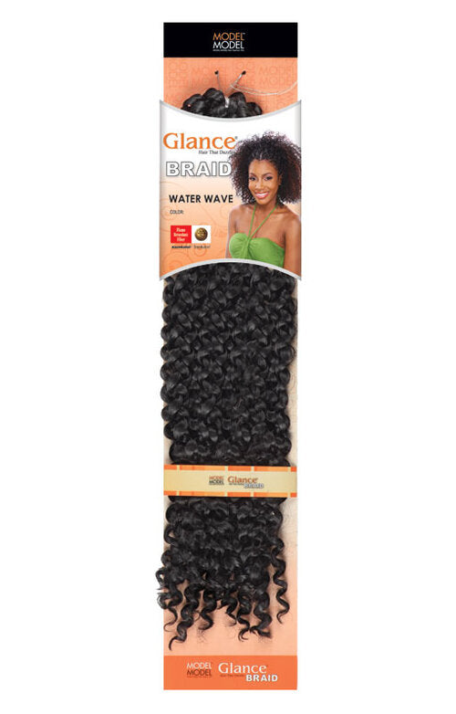 MODEL MODEL GLANCE BRAID WATER WAVE