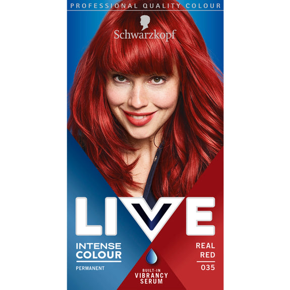 SCHWARZKOPF LIVE 035 REAL RED PERMANENT COLOUR